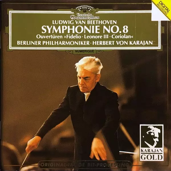 ベートーヴェン: 交響曲第8番 / 序曲集/HERBERT VON KARAJAN