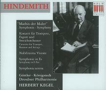 HERBERT KEGEL / ヘルベルト・ケーゲル / HIMDEMITH:MATHIS DER MALER