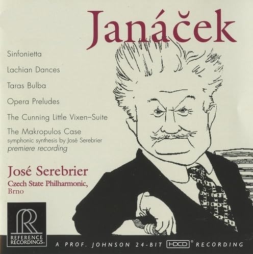 JOSE SEREBRIER / ホセ・セレブリエール / JANACEK:SINFONIETTA ORCHESTRAL WORKS