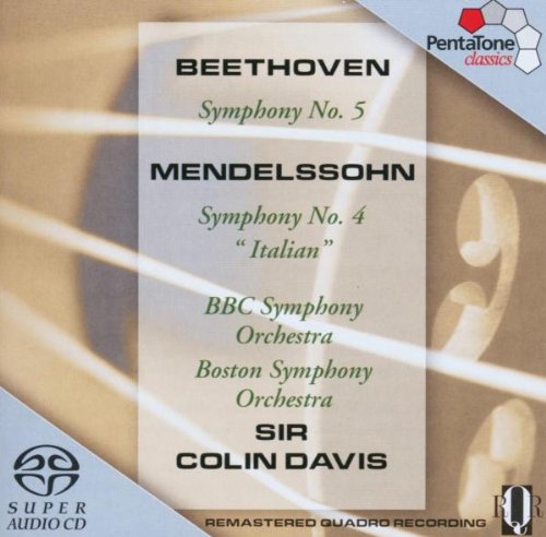 BEETHOVEN:SYMPHONY NO.5 / MENDELSSOHN:SYMPHONY NO.4 /BEETHOVEN ...