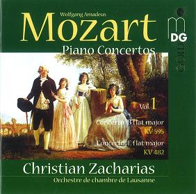 CHRISTIAN ZACHARIAS / クリスティアン・ツァハリアス / Mozart:Concerto for Piano and Orchestra KV482/KV595 / モーツァルト:ピアノ協奏曲第22・27番