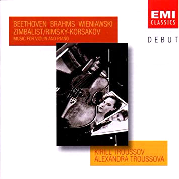 KIRILL TROUSSOV & ALEXANDRA TROUSSOVA / キリル・トルソフ & アレクサンドラ・トルソヴァ / MUSIC FOR VIOLIN & PIANO