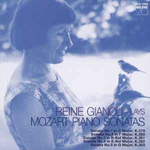 REINE GIANOLI / レーヌ・ジャノーリ / MOZART: PIANO SONATAS NO.1/2/3/4/5 / モーツァルト:ピアノ・ソナタ選集