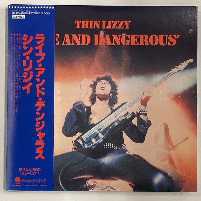 ライヴ・アンド・デンジャラス <デラックス・エディション/SHM-CD/紙ジャケット/2011>/THIN LIZZY/シン・リジィ｜HARDROCK  & HEAVYMETAL｜ディスクユニオン・オンラインショップ｜diskunion.net