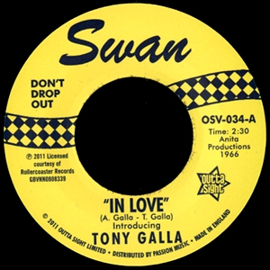TONY GALLA / トニー・ガラ / IN LOVE (7")