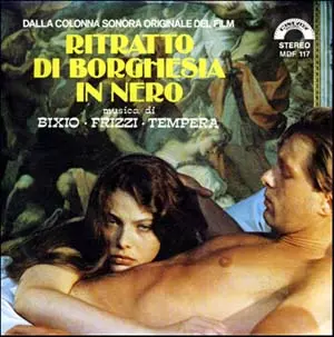 BIXIO/FRIZZI/TEMPERA / RITRATTO DI BORGHESIA IN NERO