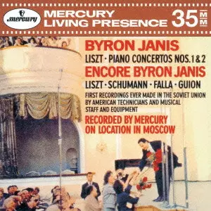 BYRON JANIS / バイロン・ジャニス / リスト:ピアノ協奏曲第1番・第2番 他