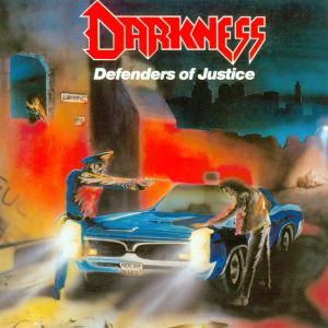 DARKNESS (from Germany) / DEFENDERS OF JUSTICE<SPLATTER VINYL>