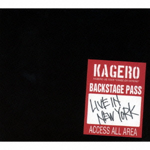 KAGERO / LIVE IN NEW YORK