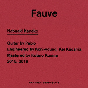 KANEKO NOBUAKI / 金子ノブアキ / Fauve