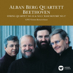 ALBAN BERG QUARTETT / アルバン・ベルク四重奏団 / ベートーヴェン:弦楽四重奏曲第16番、第9番「ラズモフスキー第3番」(1989年ライヴ)
