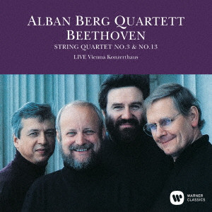ALBAN BERG QUARTETT / アルバン・ベルク四重奏団 / ベートーヴェン:弦楽四重奏曲第3番、第13番(1989年ライヴ)