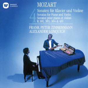 FRANK PETER ZIMMERMANN / フランク・ペーター・ツィンマーマン / モーツァルト:ヴァイオリン・ソナタ K301、303、304&481