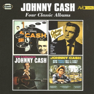 JOHNNY CASH / ジョニー・キャッシュ / FOUR CLASSIC ALBUMS / -フォー・クラシック・アルバムス- ウィズ・ヒズ・ホット・アンド・ブルー・ギター/ジョニー・キャッシュ・シングス・ザ・ソングス・ザット・メイド・ヒム・フェイマス/ザ・ファビュラス・ジョニー・キャッシュ