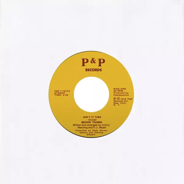 Queen Yahna Ain't It Time レコード