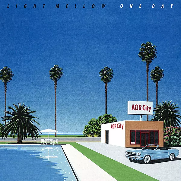 「LIGHT MELLOW ONE DAY」LP 限定盤 帯付 LIGHT MELLOW ONE DAY (COLORED LP)/V.A. (AOR)/完全生産限定盤 / 期間