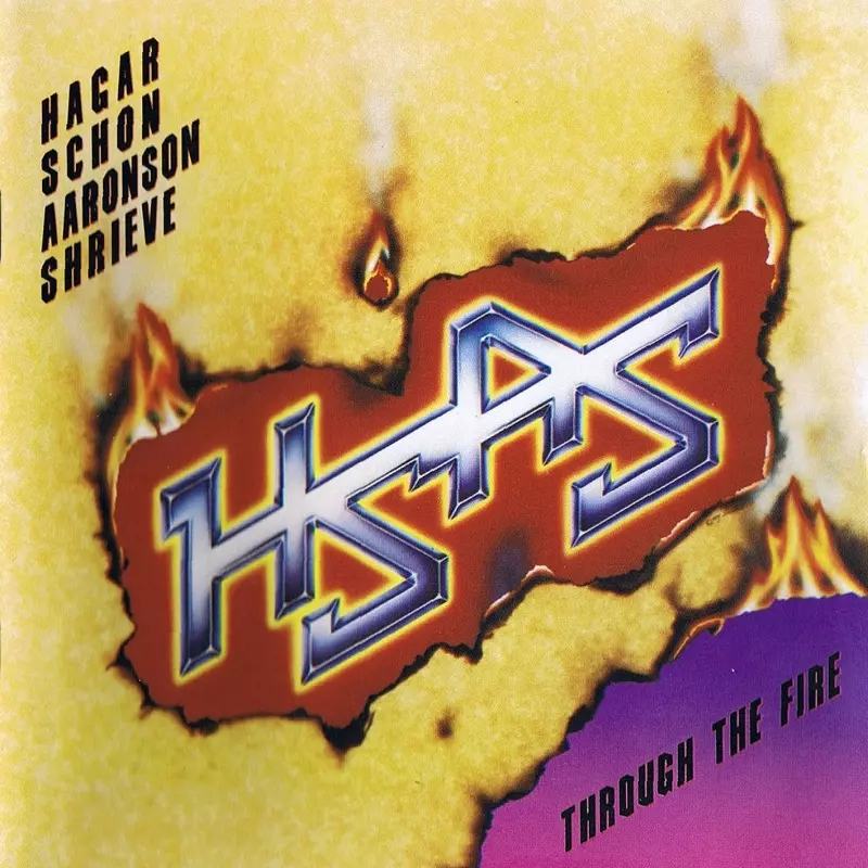 【国内盤・デラックス仕様レコード】HSAS /THROUGH THE FIRE THROUGH THE FIRE / 炎の饗宴/HAGAR / SCHON / AARONSON / SHRIEVE