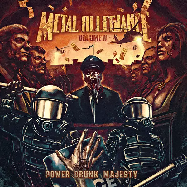 METAL ALLEGIANCE(ALEX SKOLNICK/DAVID ELLEFSON/MIKE PORTNOY) / メタル・アリージェンス(アレックス・スコルニック/デイヴ・エレフソン/マイク・ポートノイ) / VOLUME II - POWER DRUNK MAJESTY  / ヴォリュームII~パワー・ドランク・マジェスティ