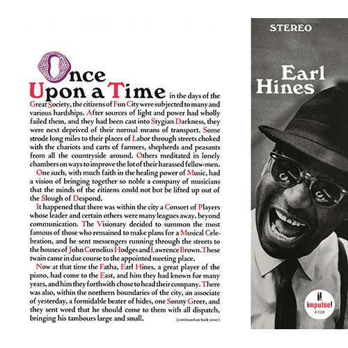 EARL HINES / アール・ハインズ / Once Upon A Time / ワンス・アポン・ア・タイム