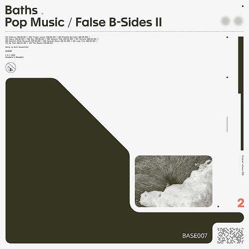 BATHS / POP MUSIC/FALSE B-SIDES 2 / ポップ・ミュージック/フォールス・ビーサイズ II