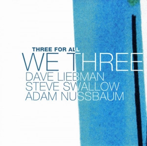 WE THREE (DAVE LIEBMAN / STEVE SWALLOW / ADAM NUSSBAUM) / ウィー・スリー (デイヴ・リーブマン / スティーヴ・スワロウ / アダム・ナスバウム) / スリー・フォー・オール