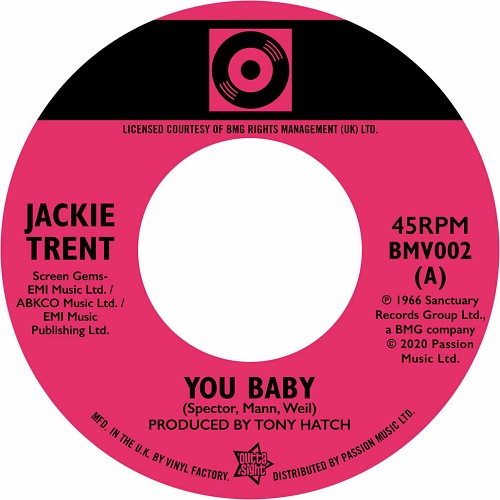 JACKIE TRENT / LORRAINE SILVER / YOU BABY / LOST SUMMER LOVE (7")