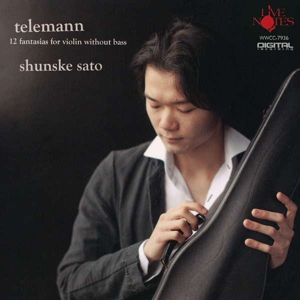SHUNSUKE SATO / 佐藤俊介 / テレマン: 12のファンタジー (無伴奏ヴァイオリンのための12の幻想曲)