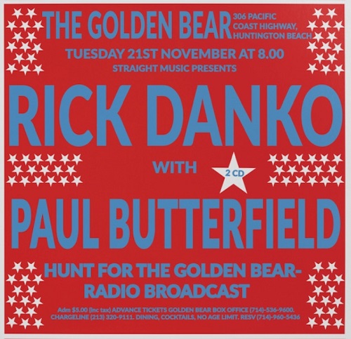 RICK DANKO & PAUL BUTTERFIELD / リック・ダンコ&ポール・バターフィールド / HUNT FOR THE GOLDEN BEAR 1979 / ハント・フォー・ザ・ゴールデン・ベアー 1979