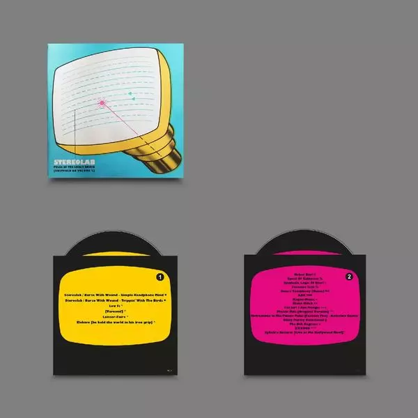 STEREOLAB Tシャツ Mサイズ CDセット PULSE OF THE EARLY BRAIN +T-SHIRTS(M)[SWITCHED ON VOLUME 5