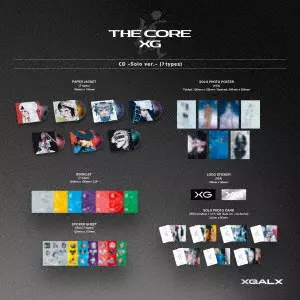 XG 核 the core HMV 特典 トレカ 7種 コンプ 1 THE CORE - 核/XG/初回盤 / HINATA ver. / 期間限定特典:Special Code