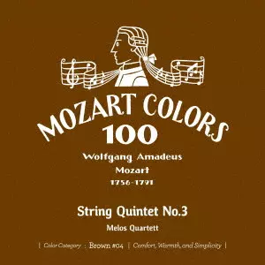 MELOS QUARTETT / メロス四重奏団 / モーツァルト:弦楽五重奏曲第3番