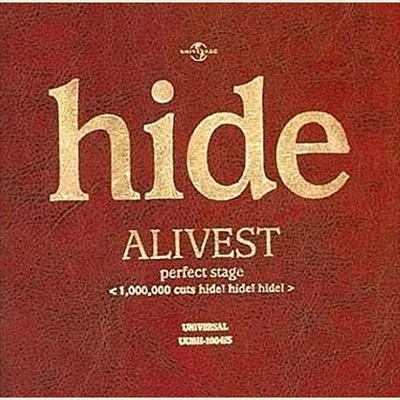 hide / ALIVEST perfect stage<1,000,000 cuts hide!hide!hide!>(期間限定盤)