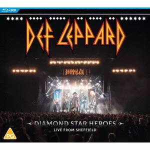 DEF LEPPARD / デフ・レパード / DIAMOND STAR HEROES LIVE FROM SHEFFIELD / ダイアモンド・スター・ヒーローズ・ライヴ・フロム・シェフィールド(Blu-ray+2SHM-CD)