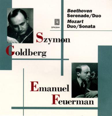 SZYMON GOLDBERG / シモン・ゴールドベルク / MOZART & BEETHOVEN: DUO &TRIO  / モーツァルト&ベートーヴェン:二重奏、三重奏のための作品集