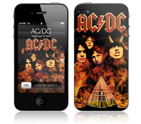 AC/DC / エーシー・ディーシー / HIGHWAY(iPhone 4(16/32GB)用 : MUSIC SKIN) 