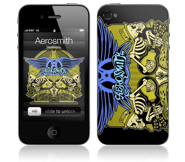 AEROSMITH / エアロスミス / SKELETONS(iPhone 4(16/32GB)用 : MUSIC SKIN) 