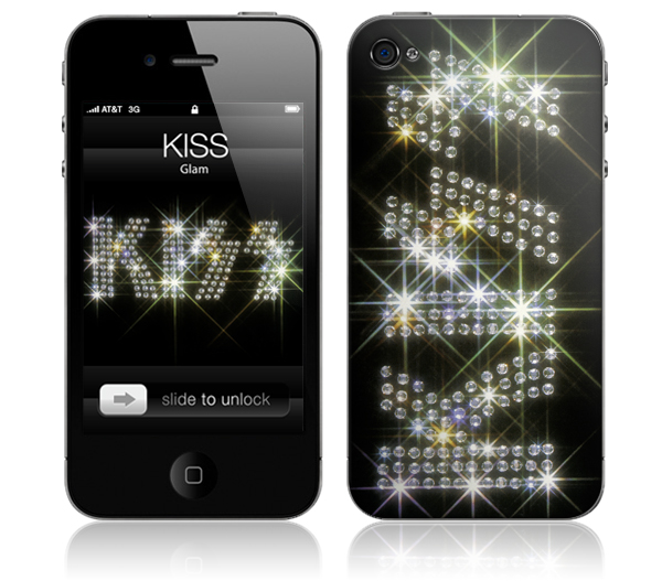 KISS / キッス / GLAM(iPhone 4(16/32GB)用 : MUSIC SKIN) 