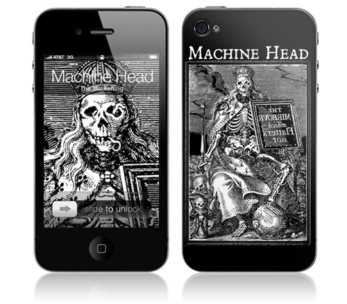 MACHINE HEAD / マシーン・ヘッド / BLACKENING(iPhone 4(16/32GB)用 : MUSIC SKIN) 