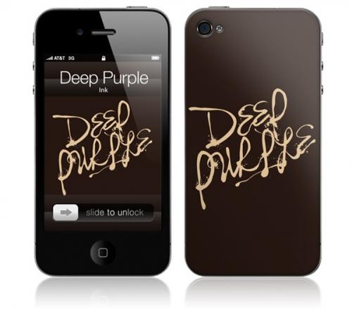 DEEP PURPLE / ディープ・パープル / INK(iPhone 4(16/32GB)用 : MUSIC SKIN) 