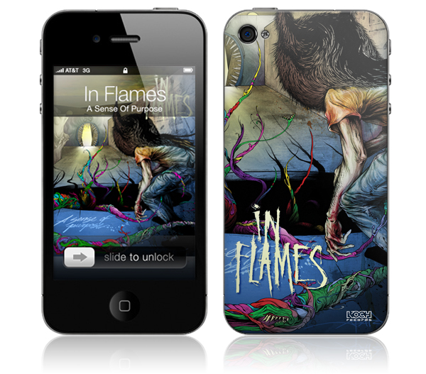 IN FLAMES / イン・フレイムス / A SENSE OF PURPOSE(iPhone 4(16/32GB)用 : MUSIC SKIN) 