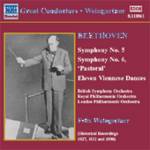 FELIX WEINGARTNER / フェリックス・ワインガルトナー / BEETHOVEN:SYM5&6 / ベートーヴェン:交響曲第5番「運命」, 第6番「田園」/11のウィーン舞曲(ワインガルトナー)(1927,1932)