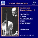 PABLO CASALS / パブロ・カザルス / CASALS, Pablo: Encores and Transcriptions, Vol. 2 (1927-1930) / パブロ・カザルス:アンコールと編曲 2 (1927 - 1930)