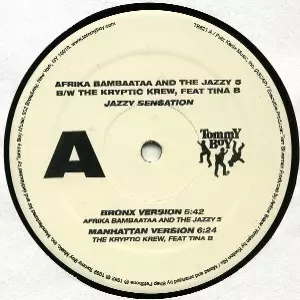 洋楽 JAZZY FIVE / JAZZY SENSATION / CDS Afrika Bambaataa & The Jazzy Five – Jazzy Sensation – Vinyl