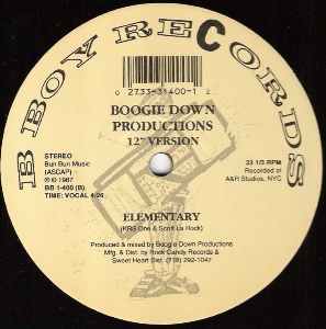 BOOGIE DOWN PRODUCTIONS / ブギ・ダウン・プロダクションズ / POETRY/ELEMENTARY