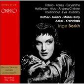 INGE BORKH / インゲ・ボルク / GREAT SINGERS OF OUR CENTURY