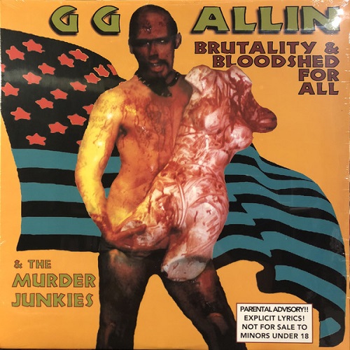 G.G. ALLIN / BRUTALITY & BLOODSHED FOR ALL (LP) 