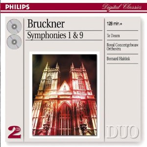 BERNARD HAITINK / ベルナルト・ハイティンク / Brucknerv : Symphonies Nos. 1 & 9 / ブルックナー:交響曲第1&9番