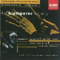OTTO KLEMPERER / オットー・クレンペラー / MENDELSSOHN;SYMPHONY NO.3