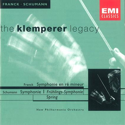 OTTO KLEMPERER / オットー・クレンペラー / FRANCK:Symphonie en re mineur/SCHUMAN:Frulings-SYM.Spring / フランク:交響曲ニ短調/シューマン:交響曲第1番変ロ長調「春」