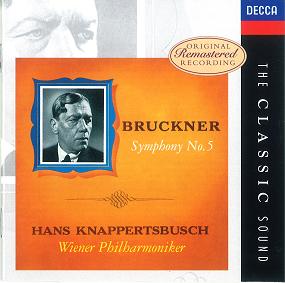 BRUCKNER;SYMPHONY NO.5/HANS KNAPPERTSBUSCH/ハンス・クナッパーツ